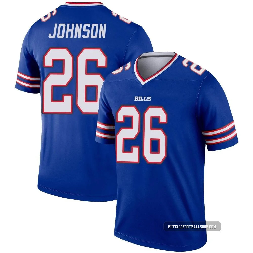 Ty Johnson ＃26 Buffalo Bills Legend Royal Youth Jersey