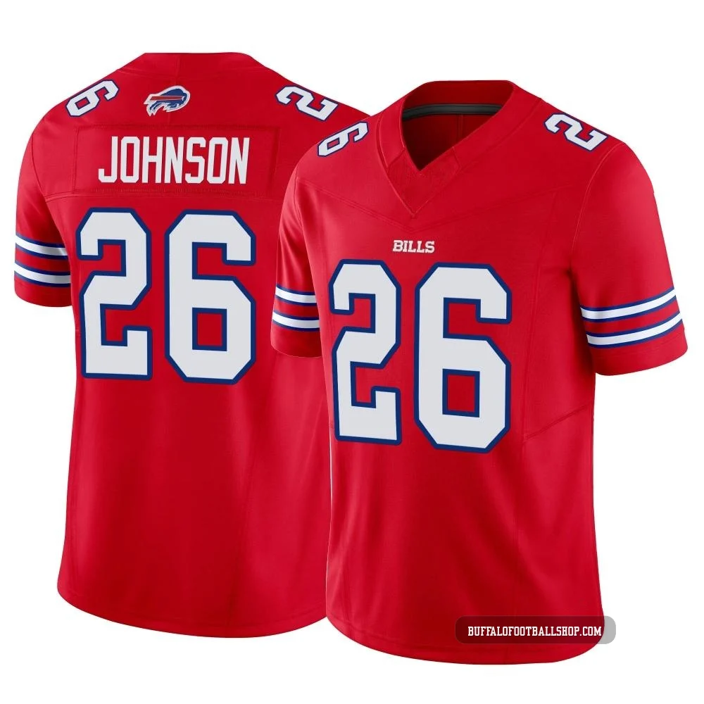Ty Johnson ＃26 Buffalo Bills Limited Red Youth Vapor F.U.S.E. Jersey