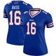 Tyler Bass ＃16 Buffalo Bills Legend Royal Women's Jersey