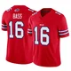 Tyler Bass ＃16 Buffalo Bills Limited Red Men's Vapor F.U.S.E. Jersey