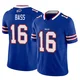 Tyler Bass ＃16 Buffalo Bills Limited Royal Youth Vapor F.U.S.E. Jersey