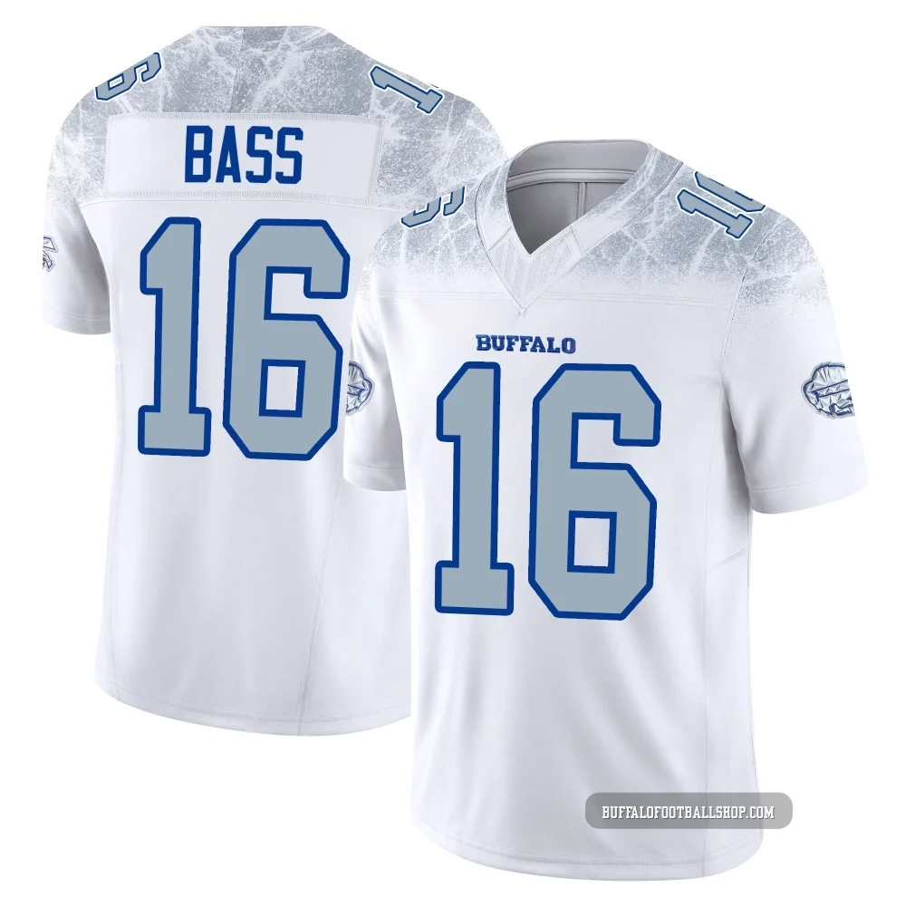 Tyler Bass ＃16 Buffalo Bills Limited White Men's 2025 Rivalries Collection Jersey