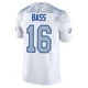 Tyler Bass ＃16 Buffalo Bills Limited White Men's 2025 Rivalries Collection Jersey