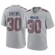 Wande Owens ＃30 Buffalo Bills Game Gray Men's Atmosphere Fashion Jersey