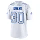 Wande Owens ＃30 Buffalo Bills Game White Men's 2025 Rivalries Collection Jersey