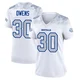 Wande Owens ＃30 Buffalo Bills Game White Women's 2025 Rivalries Collection Jersey