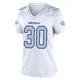 Wande Owens ＃30 Buffalo Bills Game White Women's 2025 Rivalries Collection Jersey