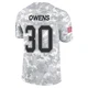 Wande Owens ＃30 Buffalo Bills Limited Arctic Camo Men's 2024 Salute to Service Jersey