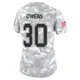 Wande Owens ＃30 Buffalo Bills Limited Arctic Camo Women's 2024 Salute to Service Jersey
