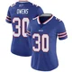 Wande Owens ＃30 Buffalo Bills Limited Royal Women's Team Color Vapor Untouchable Jersey
