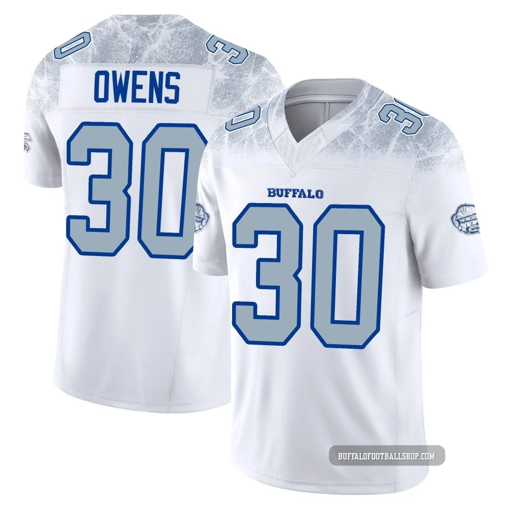 Wande Owens ＃30 Buffalo Bills Limited White Men's 2025 Rivalries Collection Jersey
